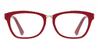 Red Juniper - Rectangle Glasses