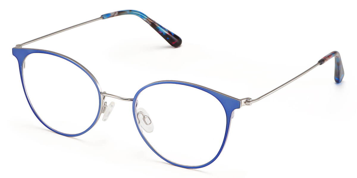 Blue - Oval Glasses - Lex