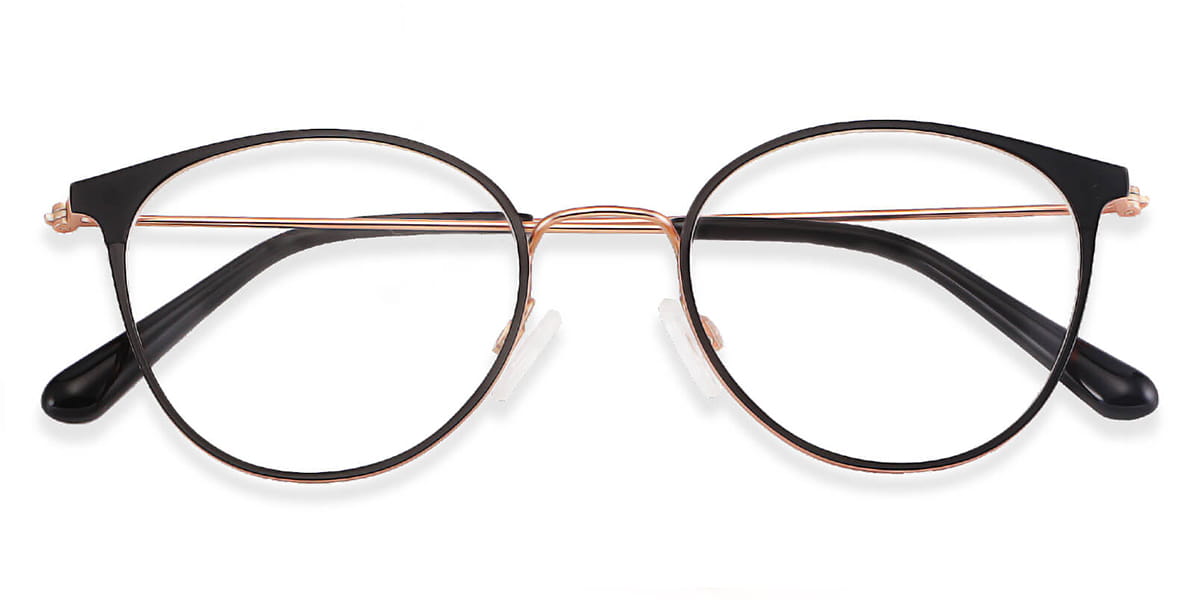 Black - Oval Glasses - Lex