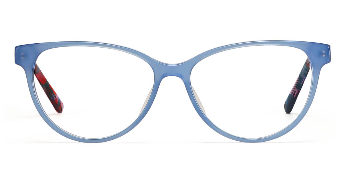 Blue - Cat eye Glasses - Lindsay
