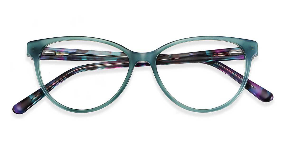 Teal Lindsay - Cat Eye Glasses