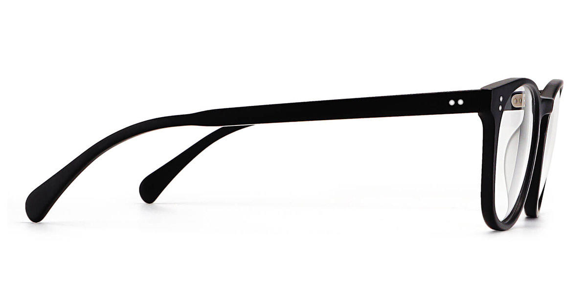 Matt black Lowell - Oval Glasses