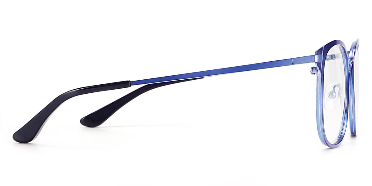 Blue Mandy - Oval Glasses