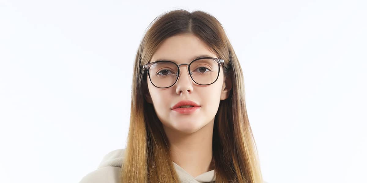 Brown - Oval Glasses - Mandy