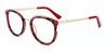 Red Tortoiseshell Mischa - Oval Glasses