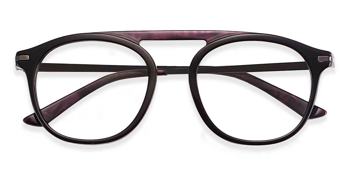 Purple Pink Tortoiseshell - Aviator Glasses - Ocean