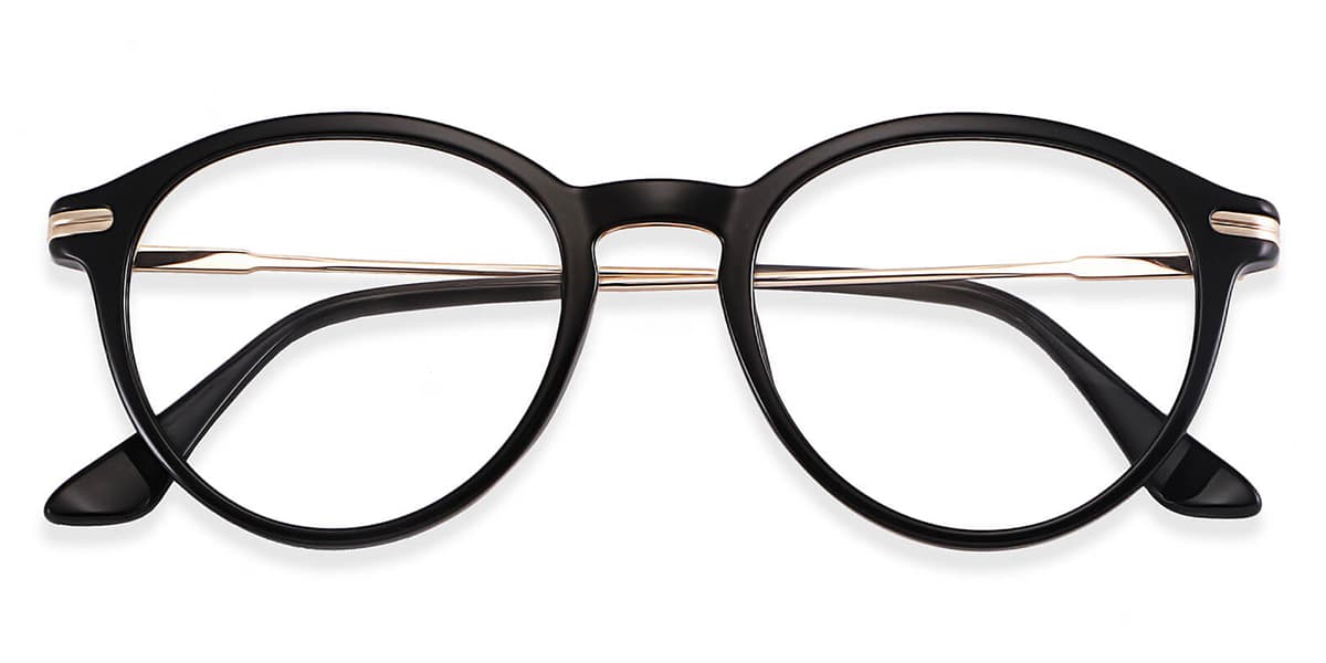 Black - Oval Glasses - Oscar