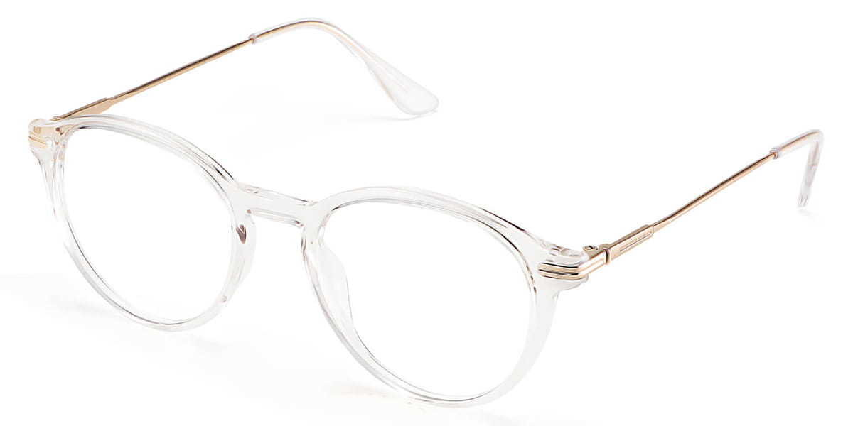 Clear Oscar - Oval Glasses