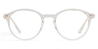 Clear Oscar - Oval Glasses