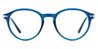 Blue Oscar - Oval Glasses