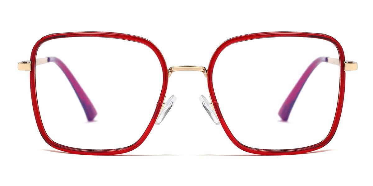 Red Paccia - Square Glasses