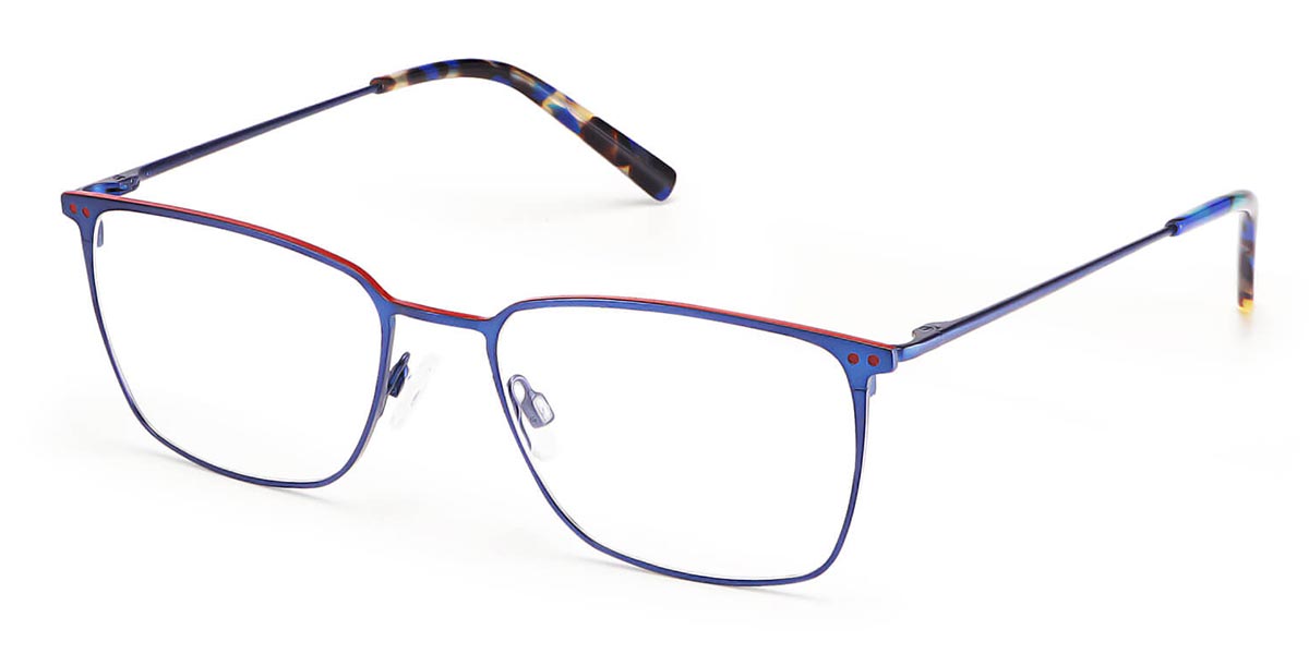 Blue - Rectangle Glasses - Scholar