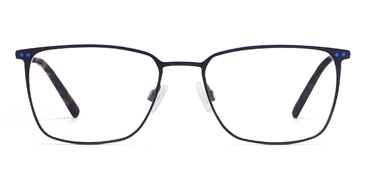 Black - Rectangle Glasses - Scholar