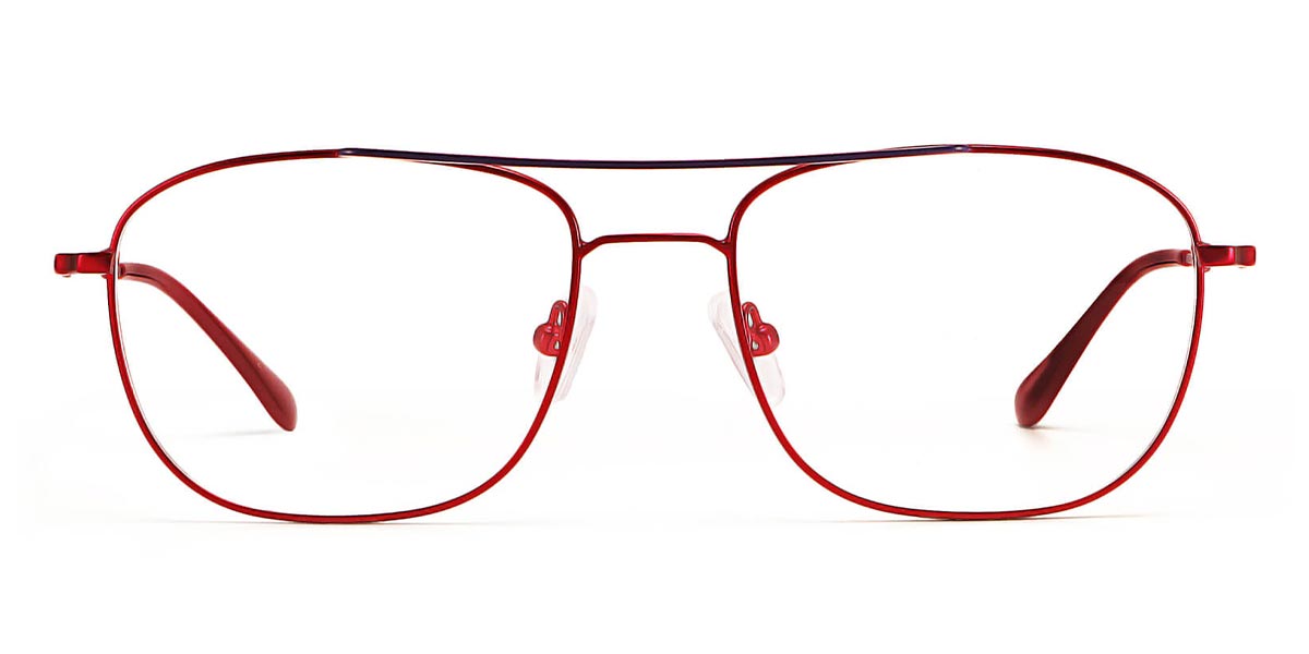 Red Sheer - Aviator Glasses
