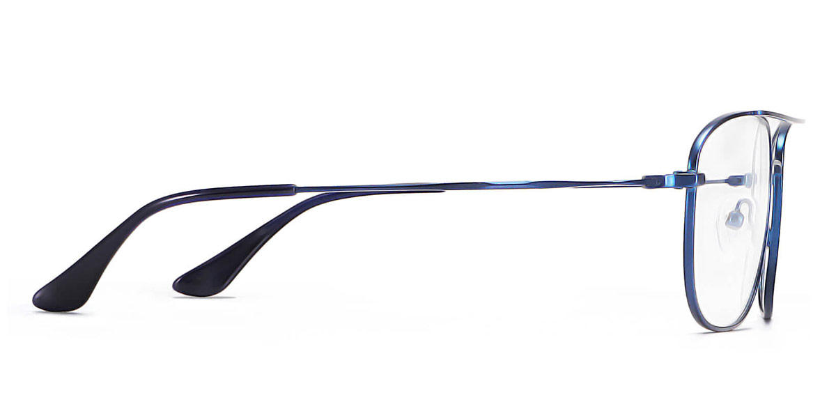 Navy Blue Sheer - Aviator Glasses