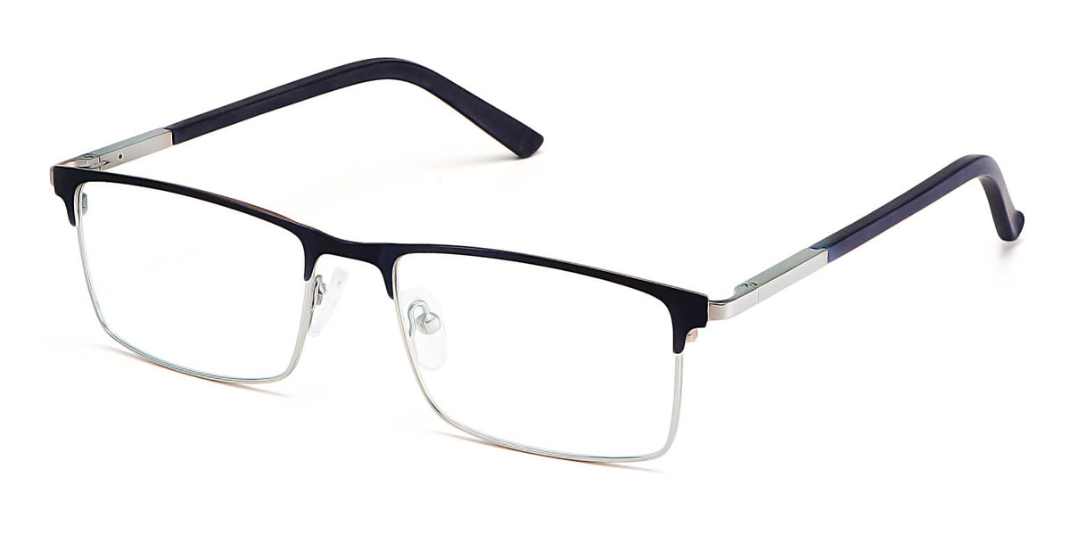 Blue Spectrum - Rectangle Glasses