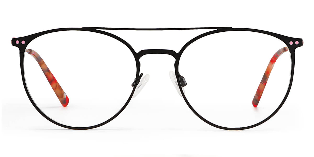 Black - Aviator Glasses - Zest