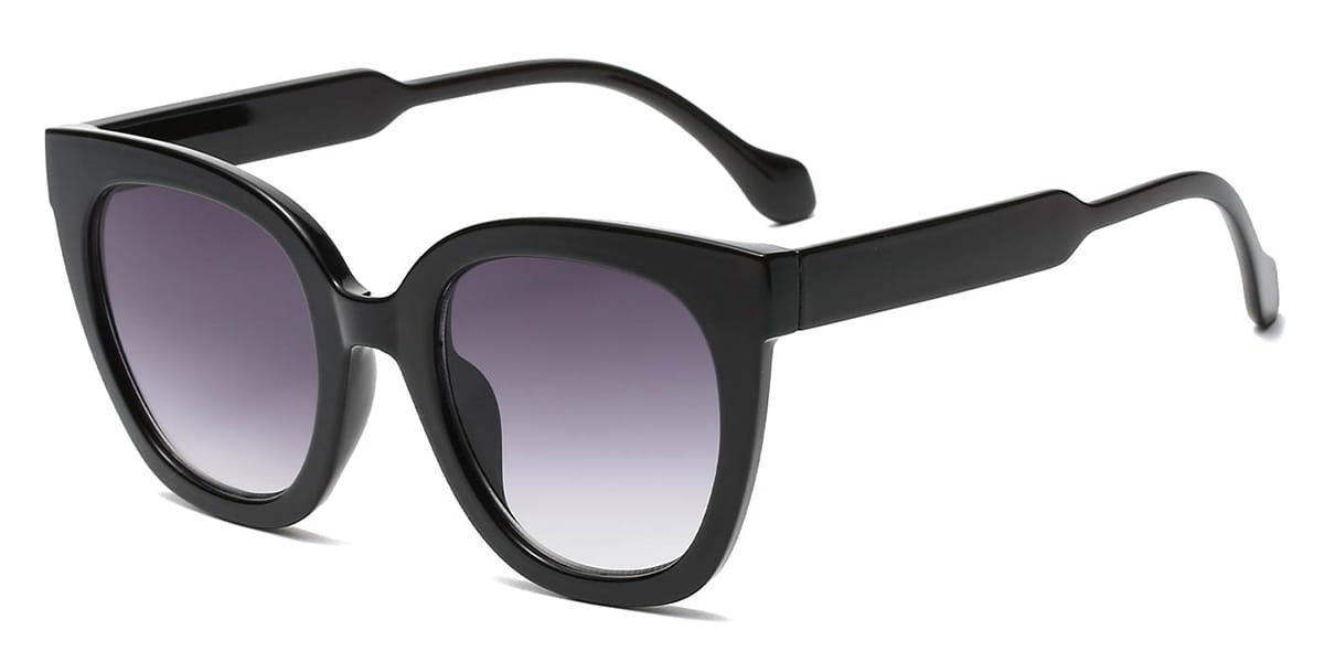 Black - Oval Sunglasses - Aoide