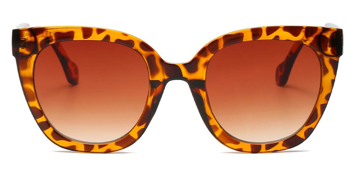Tortoiseshell Aoide - Oval Sunglasses