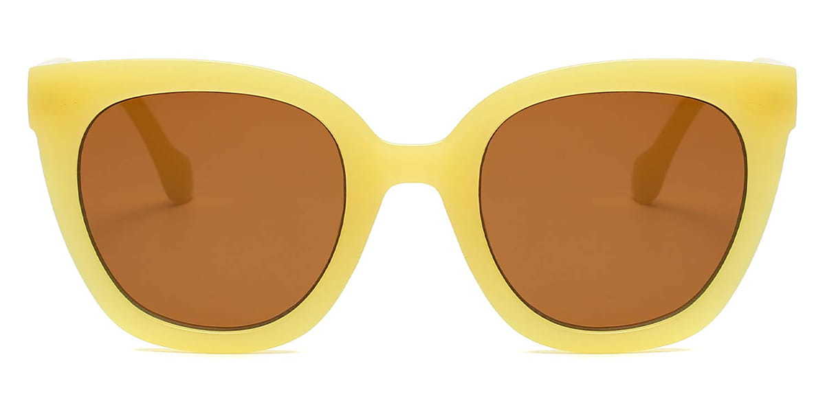 Yellow Aoide - Oval Sunglasses