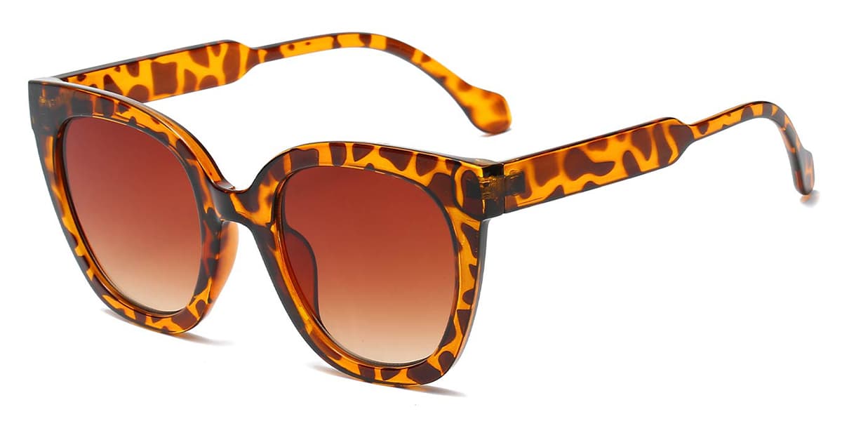 Tortoiseshell Aoide - Oval Sunglasses