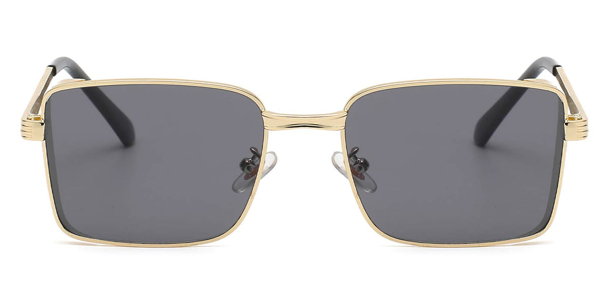 Black - Rectangle Sunglasses - Calida