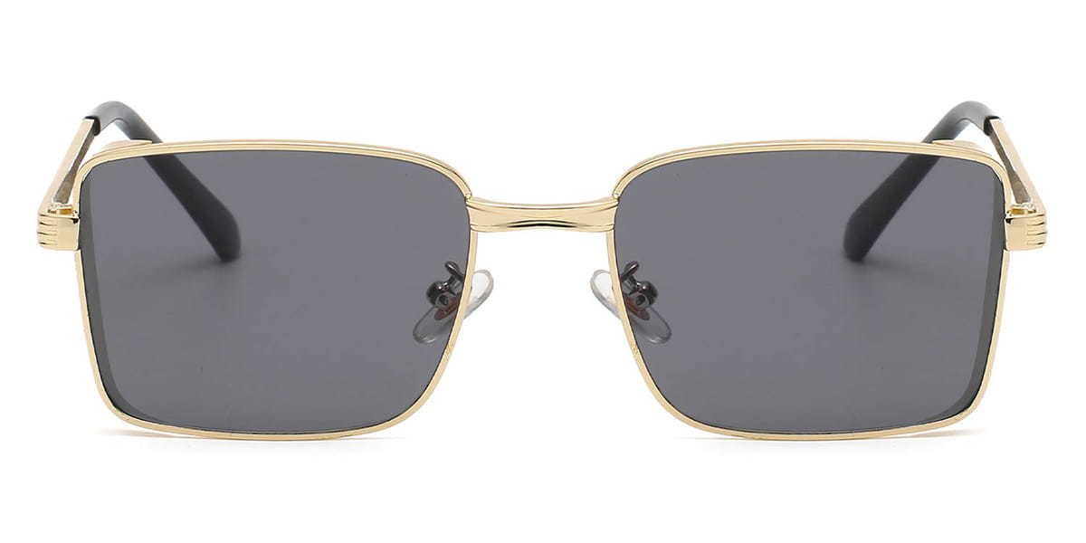 Black Calida - Rectangle Sunglasses