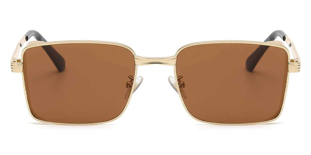 Brown Calida - Rectangle Sunglasses
