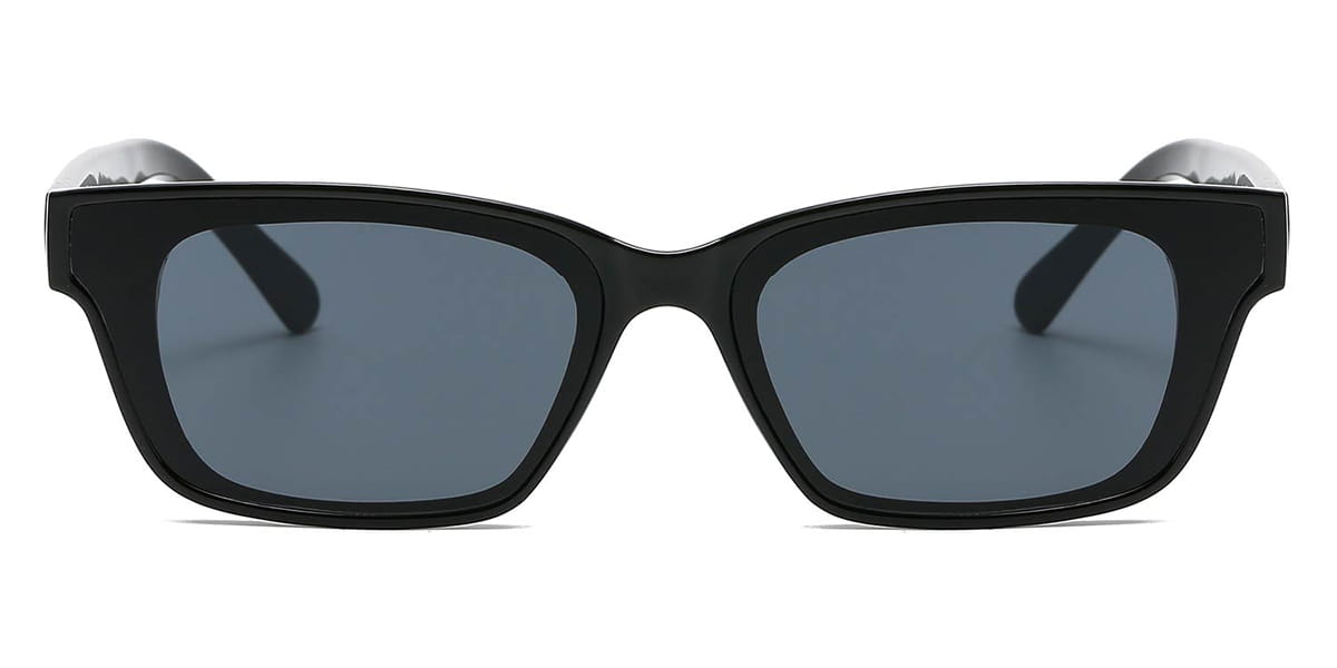 Black Elodie - Rectangle Sunglasses