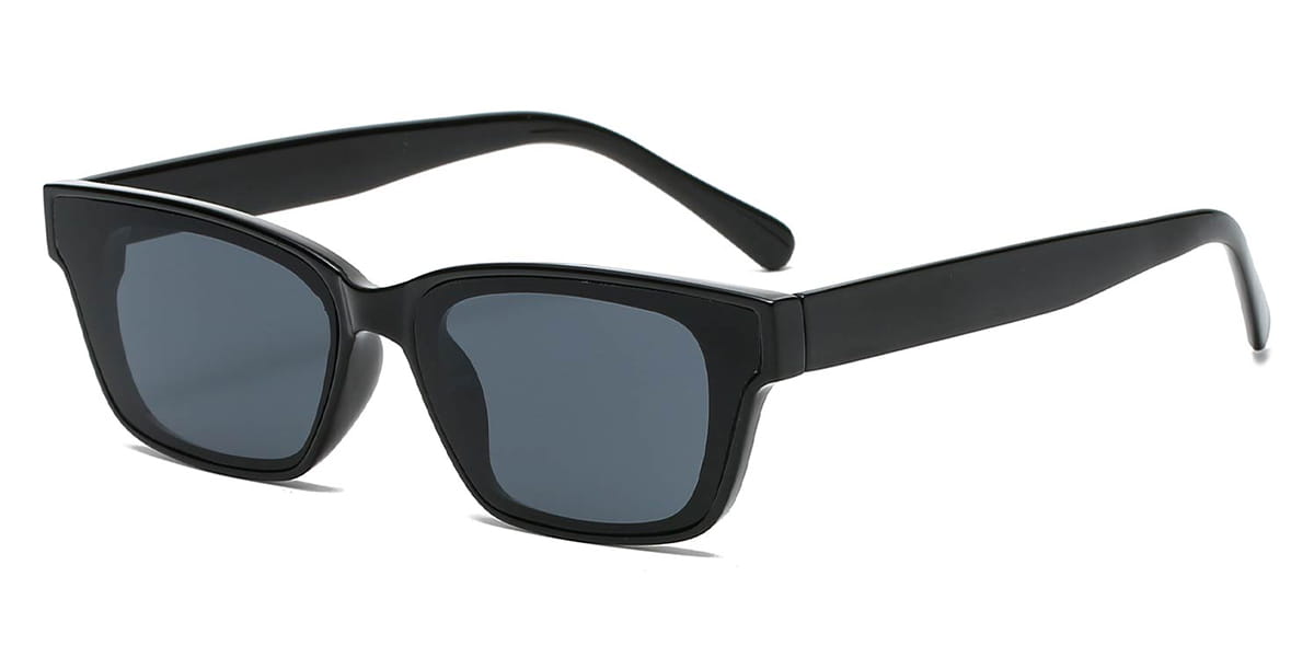 Black Elodie - Rectangle Sunglasses