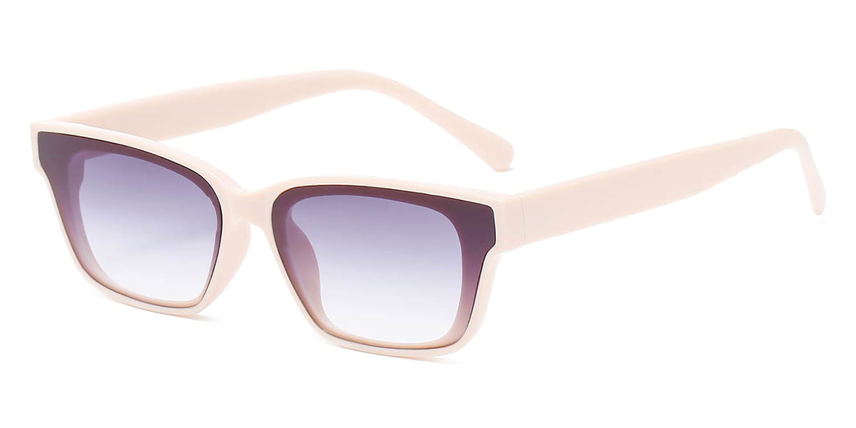 Pink - Rectangle Sunglasses - Elodie