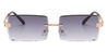 Grey Jasia - Rectangle Sunglasses