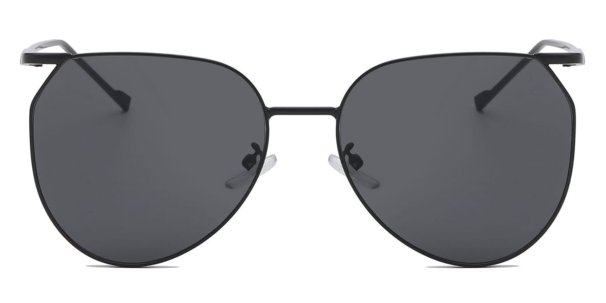 Black - Oval Sunglasses - Javiera