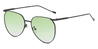 Black green Javiera - Oval Sunglasses