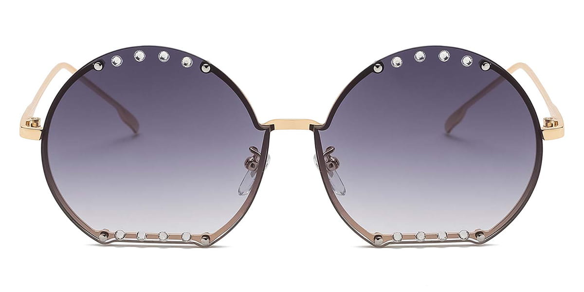 Grey Kallisto - Round Sunglasses