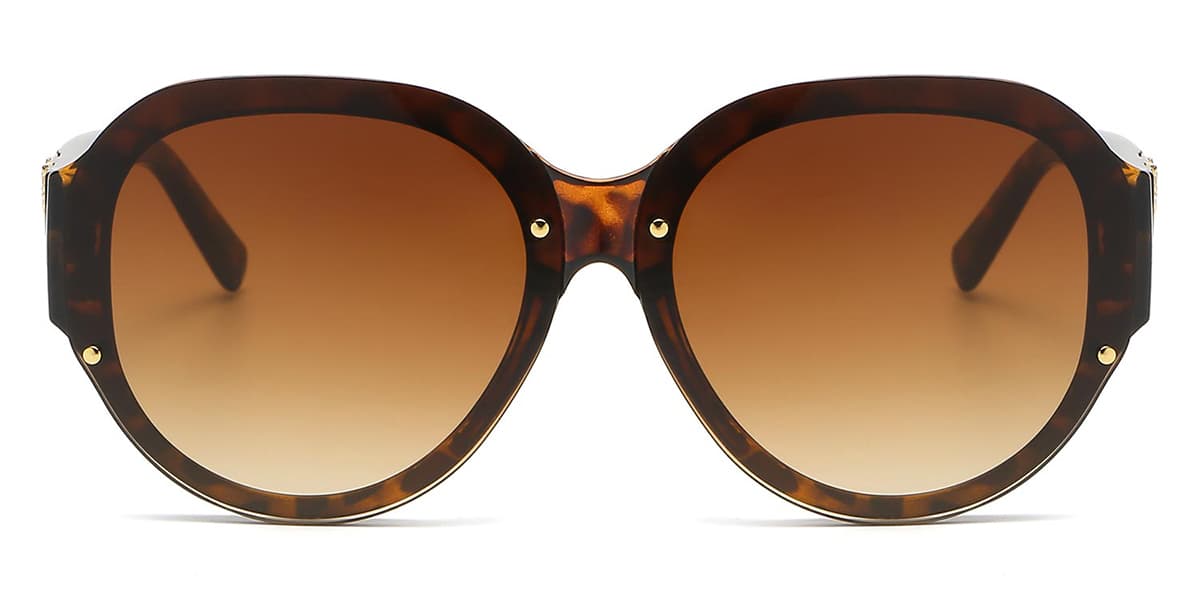 Tortoiseshell - Round Sunglasses - Kimana