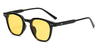 Black Yellow Merida - Oval Sunglasses
