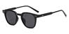 Black Merida - Oval Sunglasses