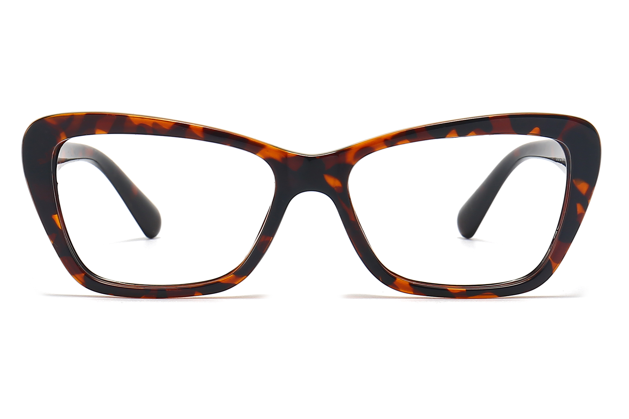 Tortoiseshell Etta - Rectangle Glasses