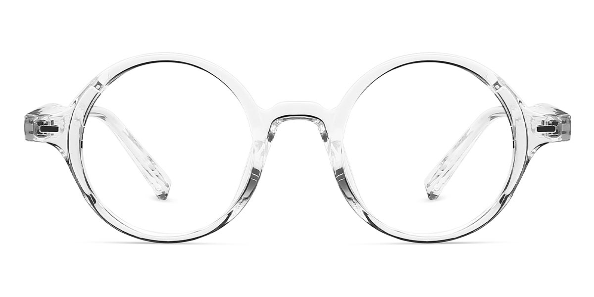 Transparent - Round Glasses - Luca