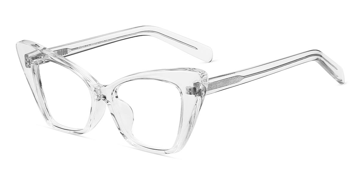 Transparent - Cat eye Glasses - Jayana