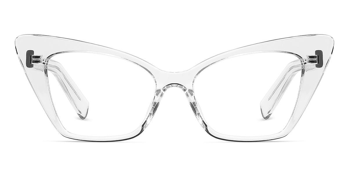 Clear Jayana - Cat Eye Glasses