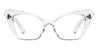 Clear Jayana - Cat Eye Glasses