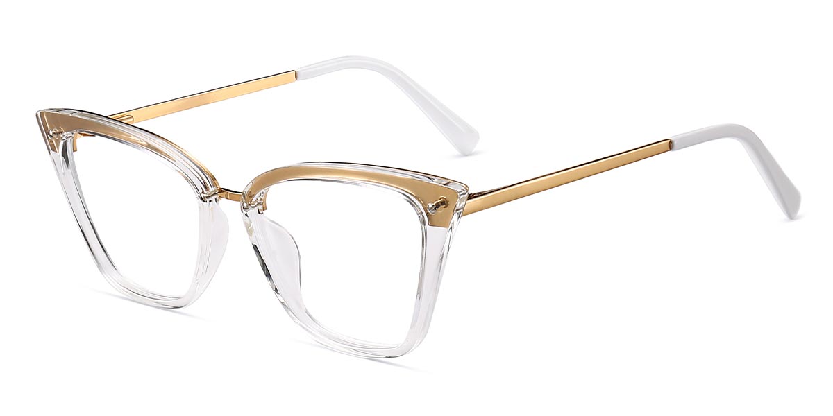 Transparent - Cat eye Glasses - Gentry