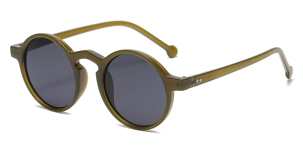 Emerald Mneme - Round Sunglasses