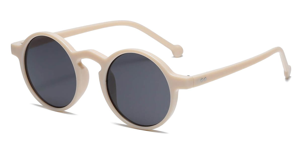 Bézs Mneme - Round Sunglasses