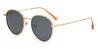 Gold Grey Nayeli - Round Sunglasses