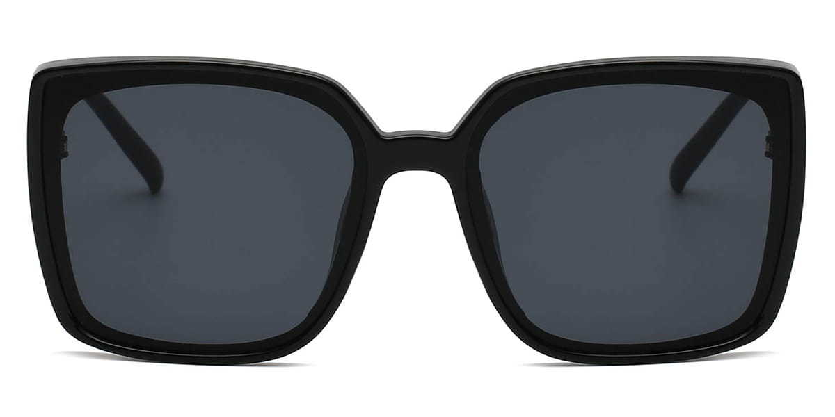 Black Neza - Square Sunglasses