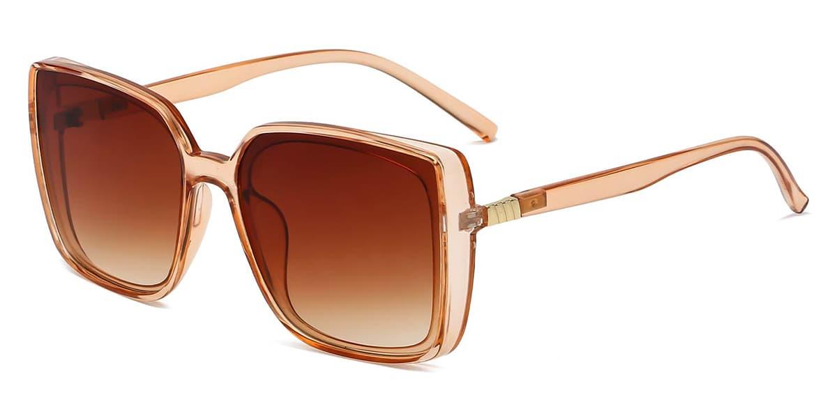 Brown Neza - Square Sunglasses