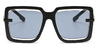 Black Pamina - Square Sunglasses